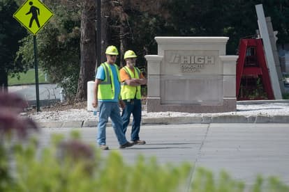 Co-workers at the plant