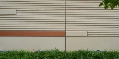 Tan and Red Colored Precast Concrete Panel