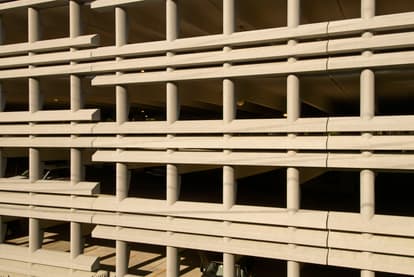 Decorative Side to Lehigh Garage