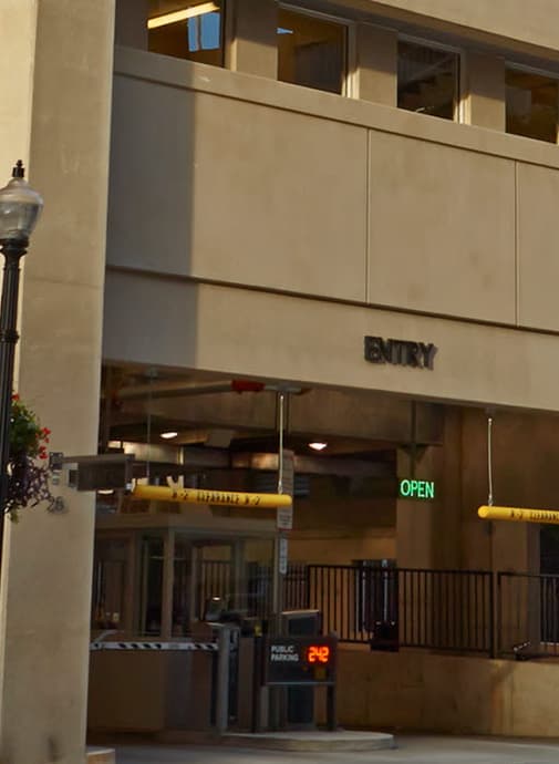 Queen Street Parking Garage Entrance