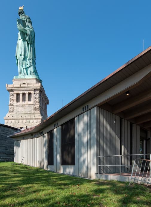 Statue of Liberty Museum view of Statue of Liberty