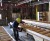 a precaster working on the wooden framing of a precast concrete panel.