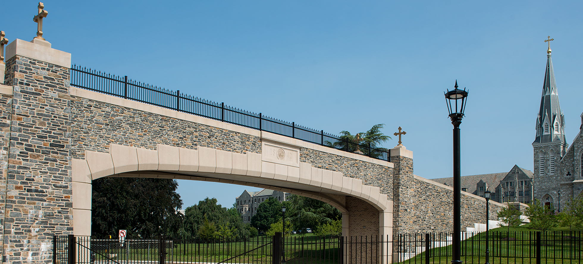 Villanova Pedestrian Bridge street view