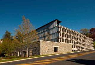 Lehigh University view of entire garage