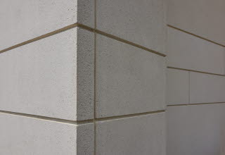 Close up corner detail of Riverside Neuroscience Center