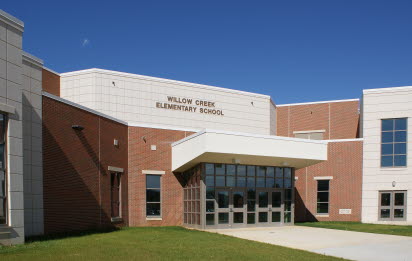 Front Entrance Willow Creek Elementary School