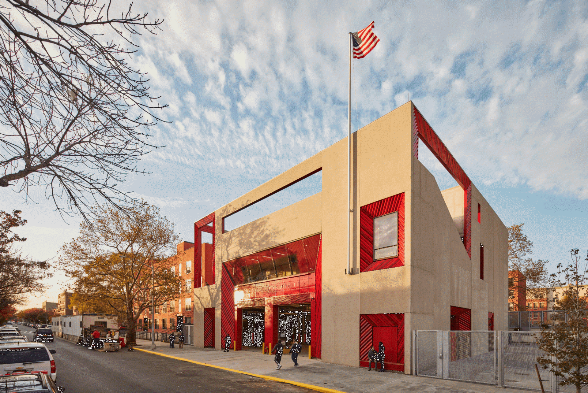 FDNY Firehouse Precast Building